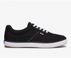 Black Keds Courty II Canvas Sneakers | 1497-XURBM