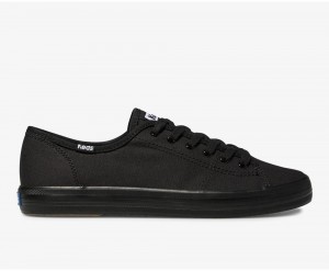 Black Keds Washable Kickstart Sneakers | 1237-QSPOX