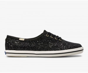 Black Keds x Kate Spade New York Champion Glitter Sneakers | 2984-APEYL