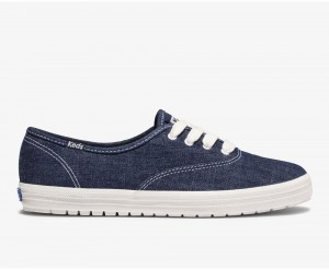 Blue Keds Champion TRX Eco Denim Sneakers | 0536-HOEGR