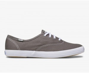 Grey Keds Champion Originals Sneakers | 9785-CZUFY