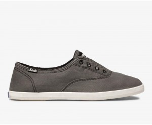 Grey Keds Chillax Seasonal Washable Slip On | 9358-VTEBM