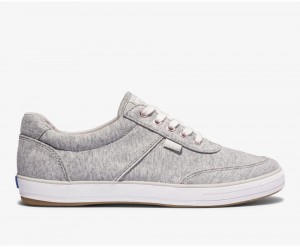 Grey Keds Courty II Geo Jersey Sneakers | 9862-KGWHF