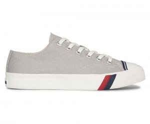 Grey Keds Royal Lo Canvas Sneakers | 9675-SKBOF