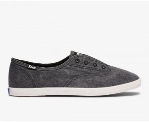 Grey Keds x Organic Cotton Chillax Washable Slip On | 4605-KNOZU