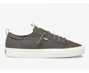 Grey Keds x Organic Cotton Kickback Washable Slip On | 2196-DBCHR