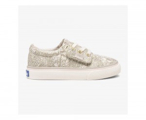 Grey / White Keds Jump Kick Jr. Sneakers | 2103-OZKQC