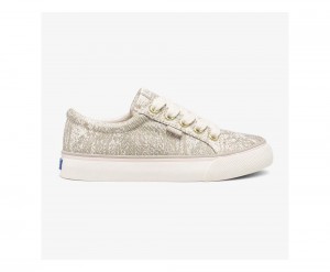 Grey / White Keds Jump Kick Sneakers | 3908-ZINDM