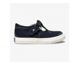 Navy Keds Daphne Patent Slip On | 1708-UPRLM