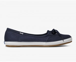 Navy Keds Teacup Twill Slip On | 2637-SMAWI