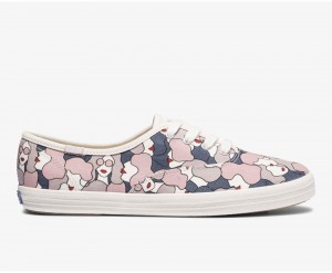 Purple / Multicolor Keds x Organic Cotton Washable Champion Sneakers | 4130-IUMSQ