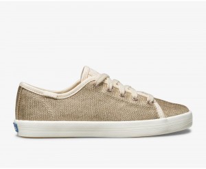 Rose Gold Keds Kickstart Sneakers | 3641-MUHYQ