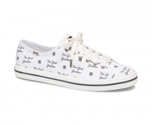 White Keds Kickstart MLB Sneakers | 5806-GIYBT