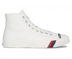 White Keds Royal Hi Leather Sneakers | 6584-ZPAMY