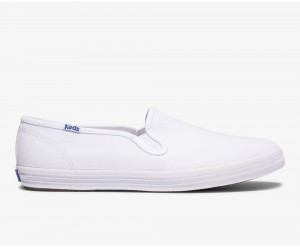 White Keds x Organic Cotton Champion Slip On | 2107-ZVXWQ