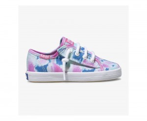 White / Multicolor Keds Kickstart Jr. Sneakers | 3854-CFZVW