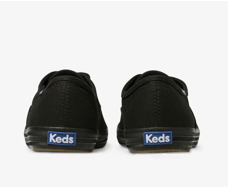 Black Keds Champion Originals Sneakers | 0154-DCVTZ