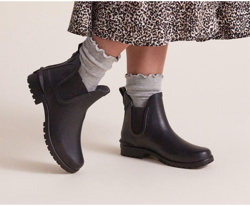 Black Keds Rowan Rain Boots | 7498-ILUEF