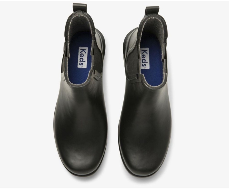 Black Keds Rowan Rain Boots | 7498-ILUEF