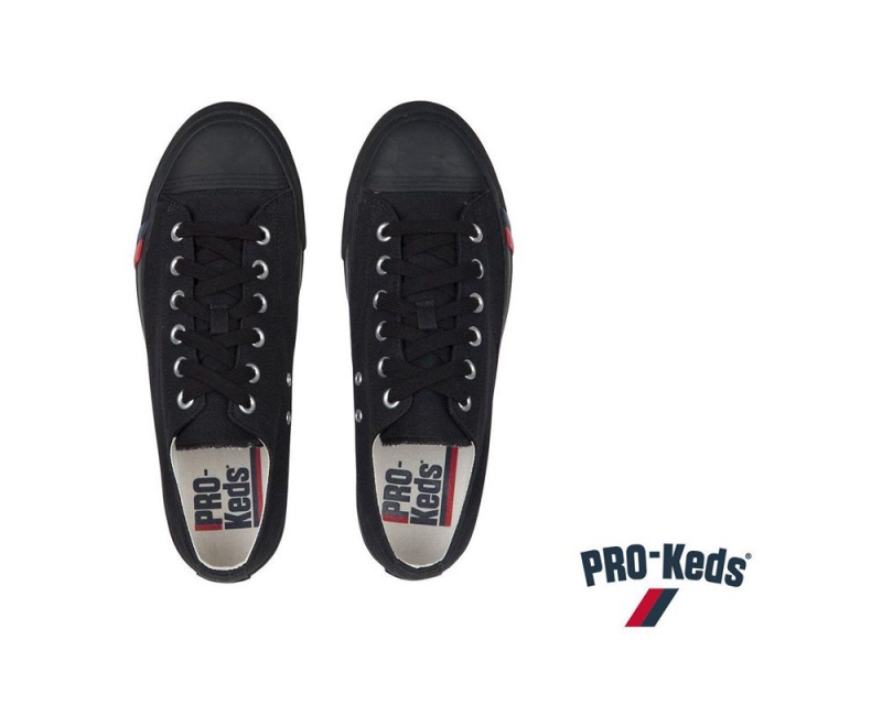 Black Keds Royal Lo Sneakers | 3761-GFUBR