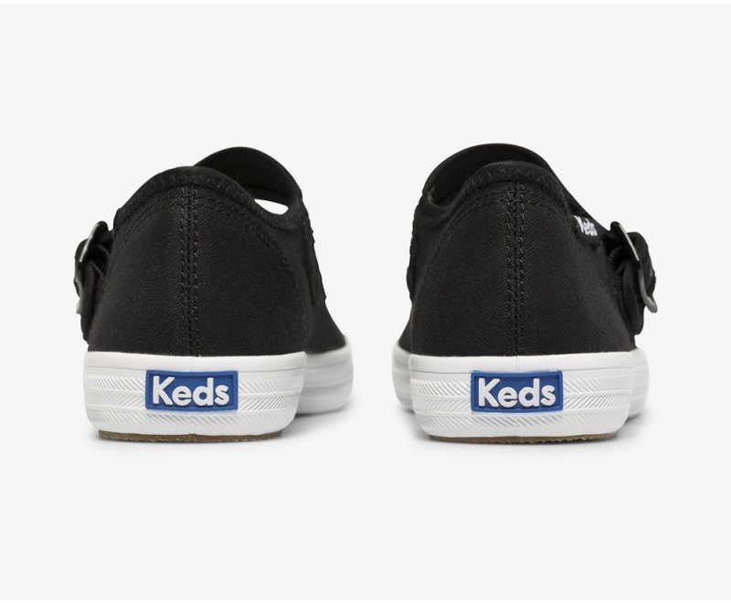 Black Keds x Organic Cotton Champion Mary Jane Slip On | 9351-LOEVC