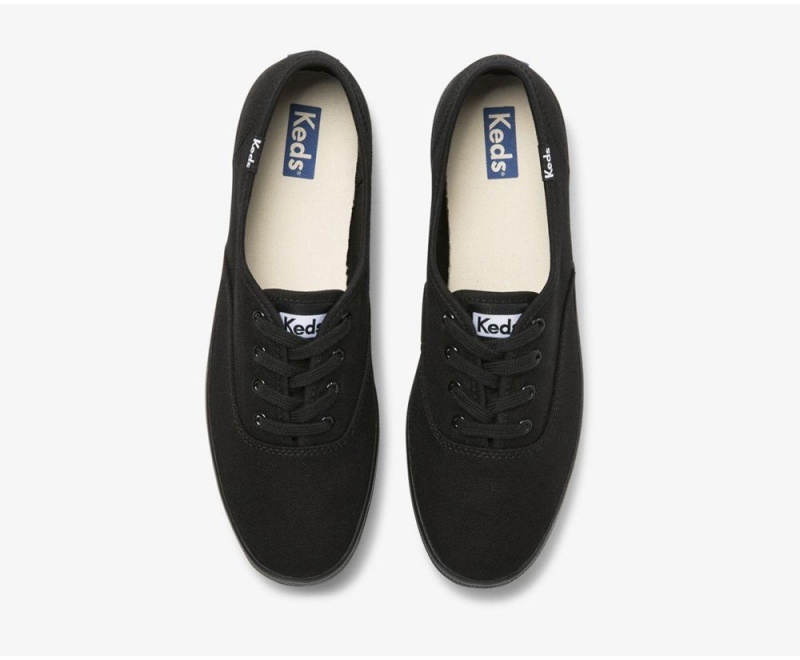 Black Keds x Organic Cotton Washable Champion Sneakers | 3582-EIGHZ