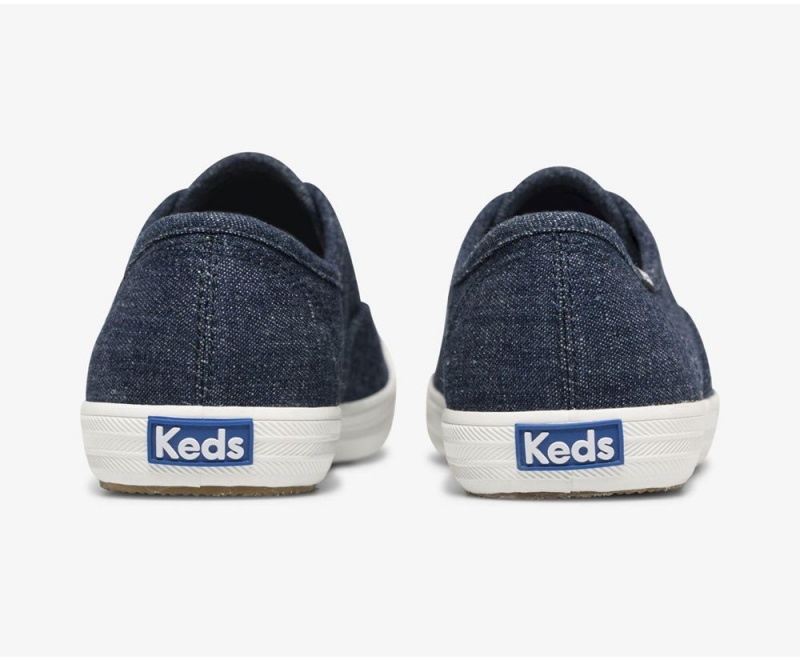 Blue Keds Champion Eco Denim Sneakers | 9103-FMNSA