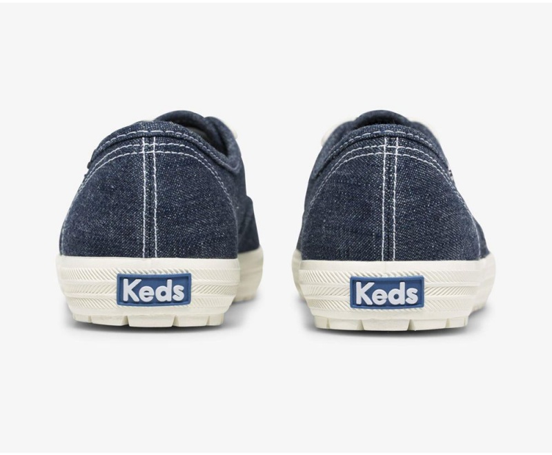 Blue Keds Champion TRX Eco Denim Sneakers | 0536-HOEGR