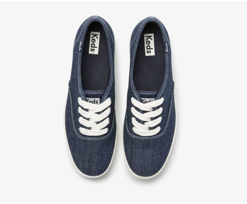 Blue Keds Champion TRX Eco Denim Sneakers | 0536-HOEGR