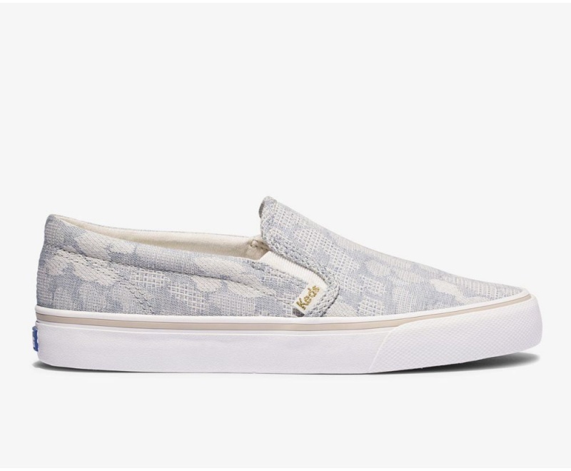 Blue Keds Jump Kick Slip Chambray Slip On | 2731-GNEAQ