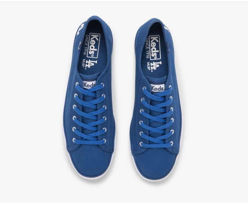 Blue Keds Triple Kick MLB Sneakers | 3961-HBAYN