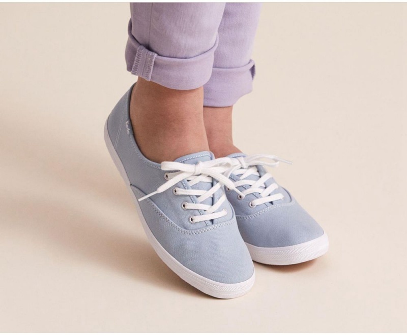 Blue Keds x Organic Cotton Champion Sneakers | 9804-MRZQI