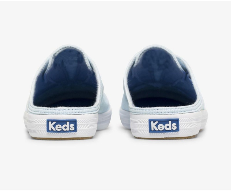 Blue Keds x Organic Cotton Washable Moxie Mule Mules | 0215-GDUPT