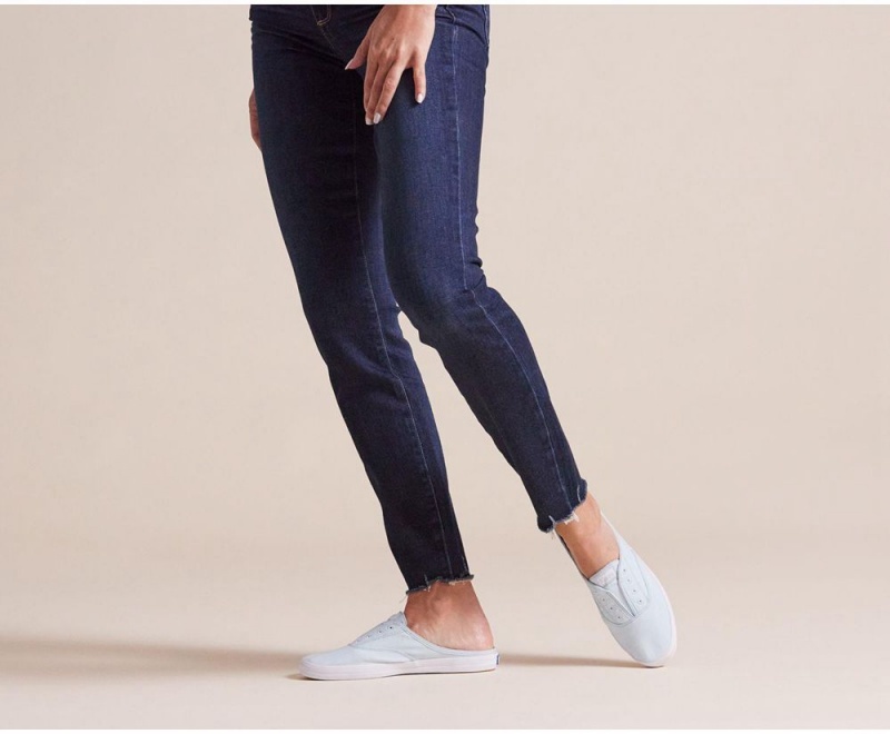 Blue Keds x Organic Cotton Washable Moxie Mule Mules | 0215-GDUPT