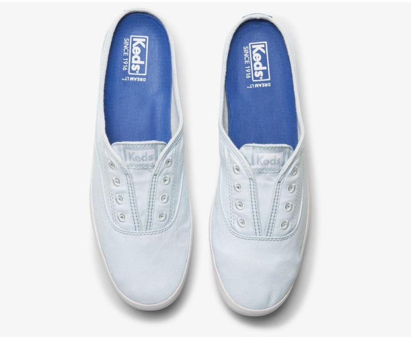 Blue Keds x Organic Cotton Washable Moxie Mule Mules | 0215-GDUPT