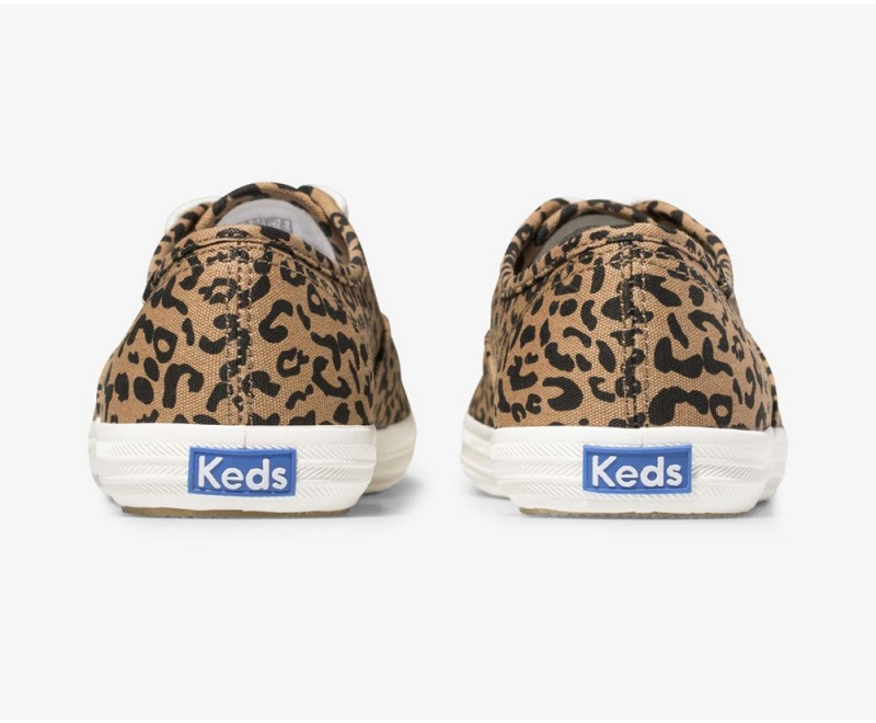 Brown Keds Washable Champion Animal Sneakers | 7159-WPQUC