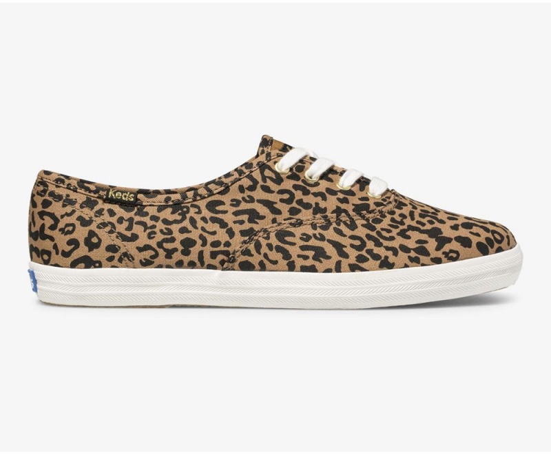 Brown Keds Washable Champion Animal Sneakers | 7159-WPQUC