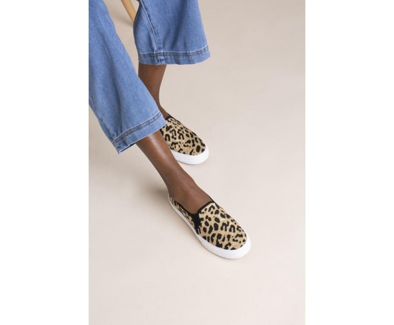 Brown / Black Keds Double Decker Slip On | 2561-IGEKP