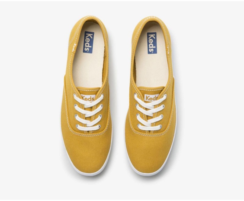 Gold Keds x Organic Cotton Washable Champion Sneakers | 0164-NVAUF