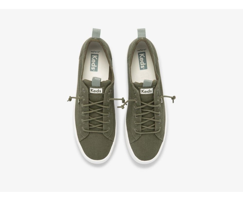 Green Keds x Organic Cotton Kickback Washable Slip On | 2914-TFHIM