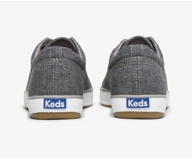 Grey Keds Center Slub Sneakers | 1032-TVNWE