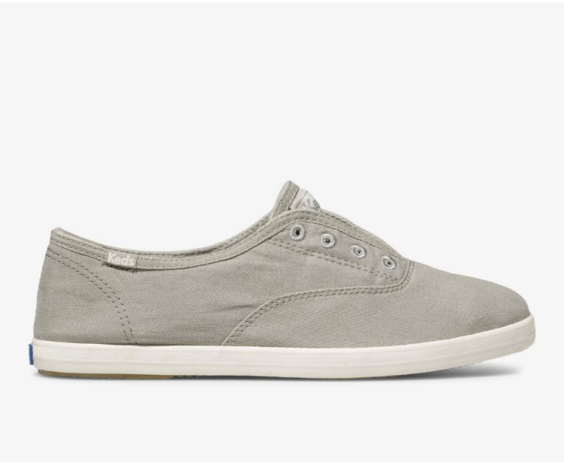 Grey Keds Chillax Seasonal Washable Slip On | 2109-JSZFM