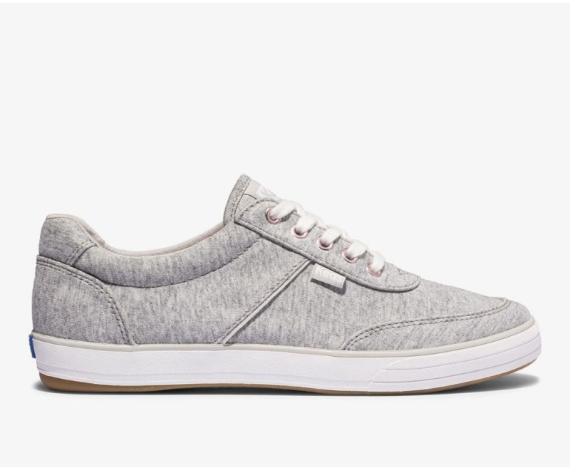 Grey Keds Courty II Geo Jersey Sneakers | 9862-KGWHF