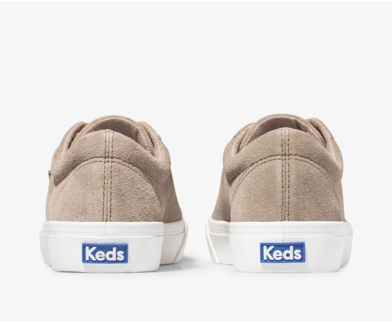 Grey Keds Jump Kick Suede Sneakers | 2073-DGWUH