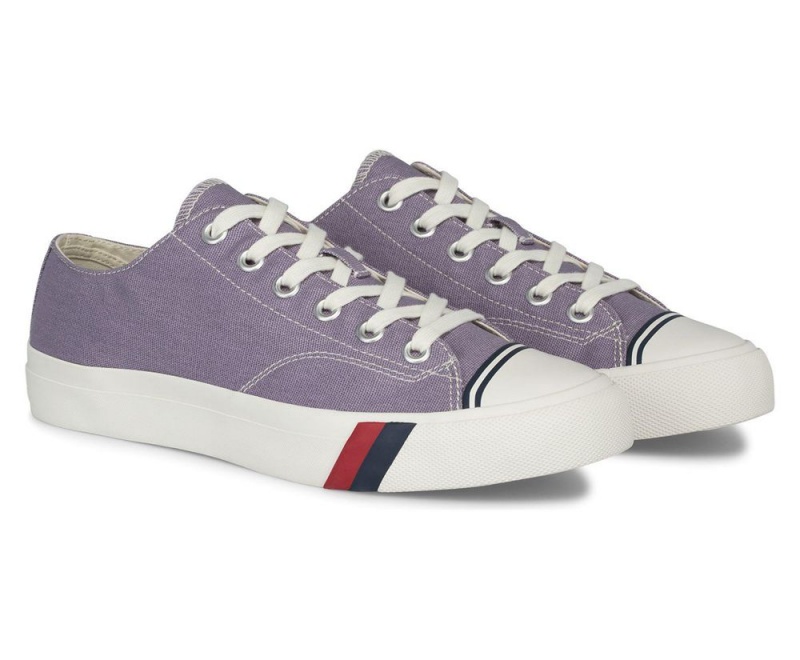 Grey Keds Royal Lo Canvas Sneakers | 2746-JGUMP