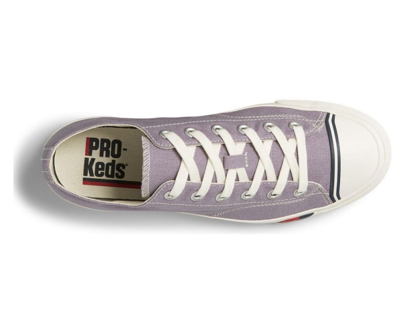 Grey Keds Royal Lo Canvas Sneakers | 2746-JGUMP