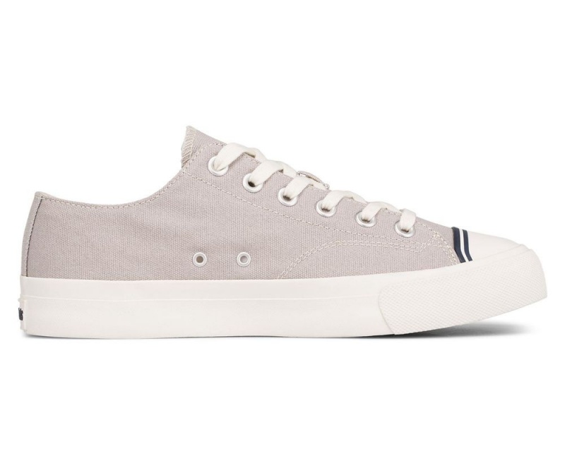 Grey Keds Royal Lo Canvas Sneakers | 9675-SKBOF