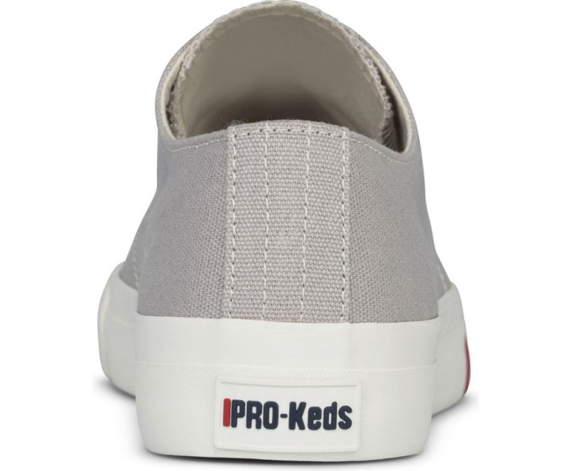 Grey Keds Royal Lo Canvas Sneakers | 9675-SKBOF