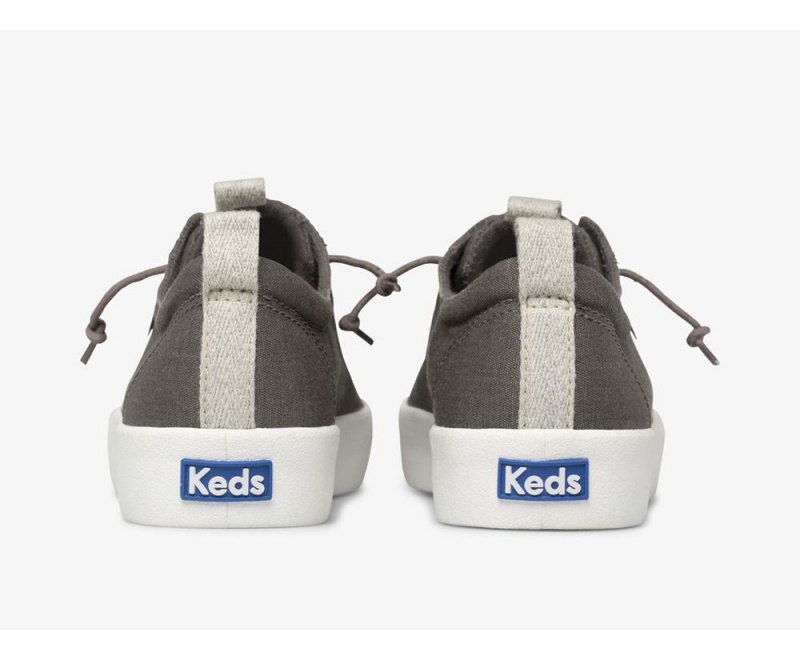 Grey Keds x Organic Cotton Kickback Washable Slip On | 2196-DBCHR