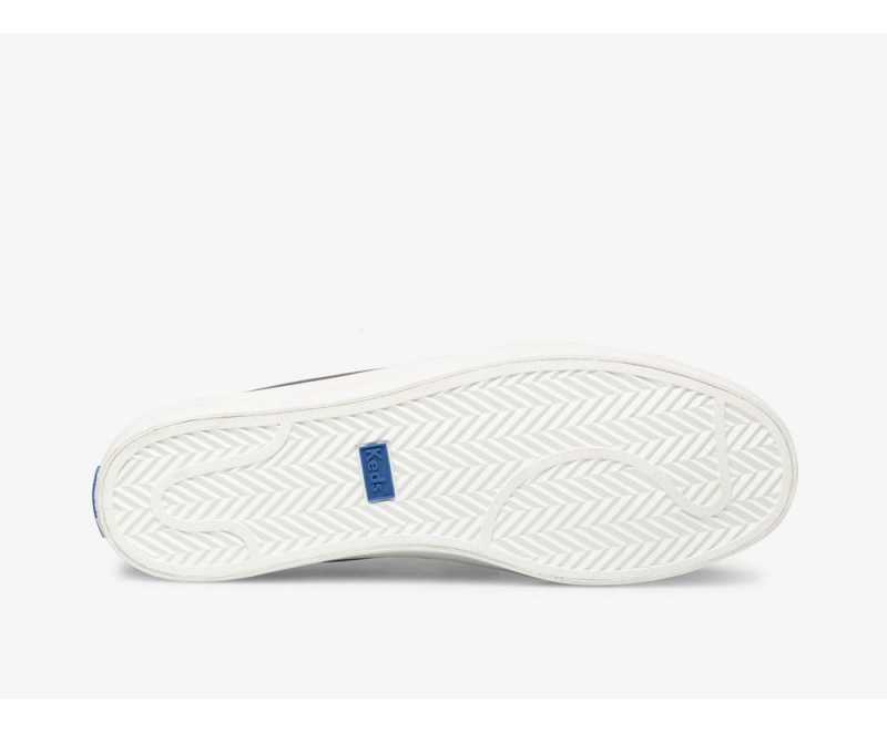 Grey Keds x Organic Cotton Kickback Washable Slip On | 2196-DBCHR